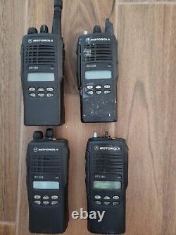 Lot of 4 Motorola HT1250 UHF 450-512MHz Two-Way Radio AAH25SDF9AA5AN Untested