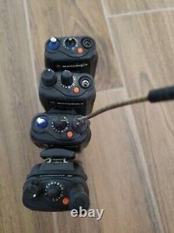 Lot of 4 Motorola HT1250 UHF 450-512MHz Two-Way Radio AAH25SDF9AA5AN Untested