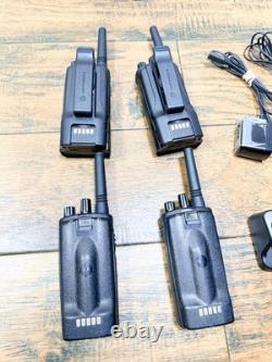 Lot of 4 Motorola RMU2080BDLAA RDX UHF Two-Way Radios Y375