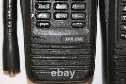 Lot of 4 Motorola XPR 6580 AAH55UCH9LB1AN Untested