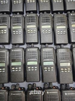 Lot of 50 Motorola HT1250 LS+ 450-512 MHz UHF Two Way Radios AAH25SDH9DP5AN