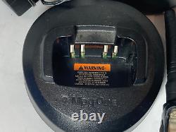 Lot of 5 Motorola BPR40 Two Way Radio with 5 Charger AAH84RCS8AA1AN Tested A6