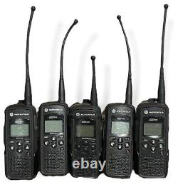 Lot of (5) Motorola DTR550 Two Way Radio