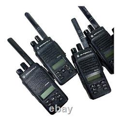 Lot of 5 Motorola XPR3500e UHF AAH02RDH9VA1AN Two Way Radios NEW BATTERIES