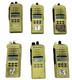Lot Of 6 Motorola Ht1250 Uhf 403-470 Mhz Police Fire Ems Two-way Radios -grade D