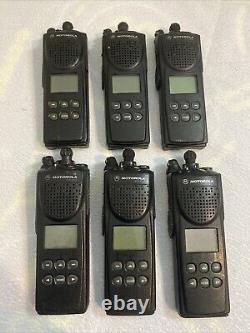 Lot of 6 Motorola Astro Radio XTS3000 255CH H09UCF9PW7BN 800MHz Two Ways