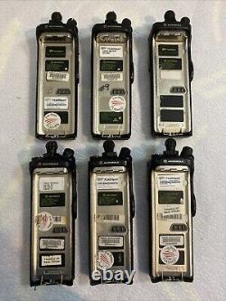 Lot of 6 Motorola Astro Radio XTS3000 255CH H09UCF9PW7BN 800MHz Two Ways