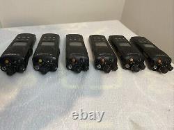 Lot of 6 Motorola Astro Radio XTS3000 255CH H09UCF9PW7BN 800MHz Two Ways