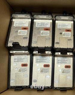 Lot of 6 Motorola BPR40 Two Way Radios AAH84KDJ8AA2AN with6 Slot Charging Base