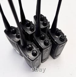 Lot of 6 Motorola CP110 UHF 2CH 2W Two Way Radios H96RCC9AA2AA withBatteries