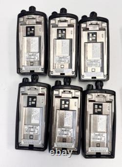 Lot of 6 Motorola CP110 UHF 2CH 2W Two Way Radios H96RCC9AA2AA withBatteries