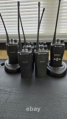 Lot of 6 Motorola CP200 Radios with two chargers