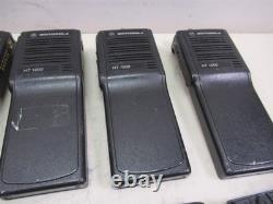Lot of 6 Motorola HT 1000 Two Way Radios Handi-Talkie FM Radio 16-channel VHF