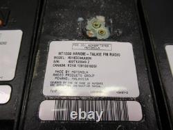 Lot of 6 Motorola HT 1000 Two Way Radios Handi-Talkie FM Radio 16-channel VHF