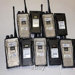 Lot of (6) Motorola PR400 AAH65RDC9AA2AN 16 Channel Two-Way Radios