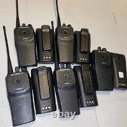 Lot of (6) Motorola PR400 AAH65RDC9AA2AN 16 Channel Two-Way Radios