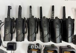 Lot of 6 Motorola RMU2040 4-Channel Two-Way Radios Parts / Repair