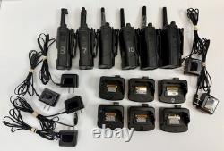 Lot of 6 Motorola RMU2040 4-Channel Two-Way Radios Parts / Repair