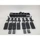 Lot Of 7 Motorola Sl300 Two-way Radios 1x Multi Charger Pmln7093a Tested