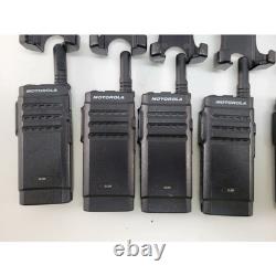 Lot of 7 Motorola SL300 Two-Way Radios 1x Multi Charger PMLN7093A Tested