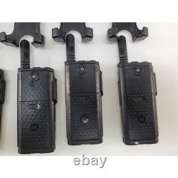 Lot of 7 Motorola SL300 Two-Way Radios 1x Multi Charger PMLN7093A Tested