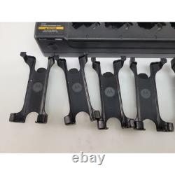 Lot of 7 Motorola SL300 Two-Way Radios 1x Multi Charger PMLN7093A Tested
