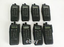 Lot of 8 Motorola XPR 6580 Two Way Radios AAH55UCH9LB1AN Untested 0322