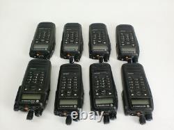 Lot of 8 Motorola XPR 6580 Two Way Radios AAH55UCH9LB1AN Untested 0322