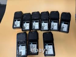 Lot of 9X WORKING Motorola DTR600 Two Way Radio DTS130NBDLAA withBattery