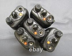 Lot of FIVE Motorola HT1250 136-174 MHz VHF Two Way Radio AAH25KDF9AA5AN w Base