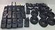Lot Of Motorola Bpr40 Mag One Uhf/vhf Two Way Radios, Chargers, Batteries Parts