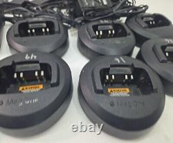 Lot of Motorola BPR40 Mag One UHF/VHF Two Way Radios, Chargers, Batteries PARTS