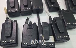 Lot of Motorola BPR40 Mag One UHF/VHF Two Way Radios, Chargers, Batteries PARTS