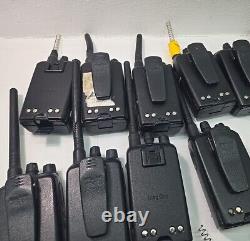 Lot of Motorola BPR40 Mag One UHF/VHF Two Way Radios, Chargers, Batteries PARTS