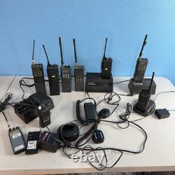 Lot of Vintage Kenwood & Motorola Radios? Walkie Talkies + Chargers Free