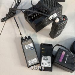 Lot of Vintage Kenwood & Motorola Radios? Walkie Talkies + Chargers Free