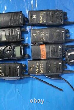 Lots of 8 Motorola HT750/other models Two Way Radio fpr parts only@Z2