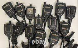 MIXED LOT OF 14 Motorola GPS Remote Speaker Microphone Two-Way Radio Accessory