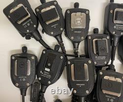MIXED LOT OF 14 Motorola GPS Remote Speaker Microphone Two-Way Radio Accessory