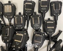 MIXED LOT OF 14 Motorola GPS Remote Speaker Microphone Two-Way Radio Accessory