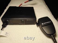 MOTOROLA CM200D VHF TWO WAY RADIO with MICROPHONE -AAM01JQC9JA1AN