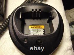 MOTOROLA CP200XLS TWO WAY RADIO VHF RADIO AA50KDF9AA5AN with MIROPHONE