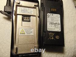 MOTOROLA CP200XLS TWO WAY RADIO VHF RADIO AA50KDF9AA5AN with MIROPHONE