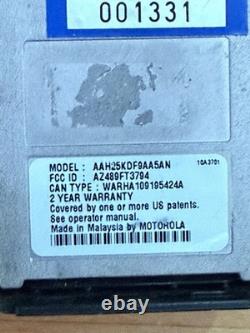 MOTOROLA HT1250 VHF 136-174MHz Police Fire EMS Two-Way Radio AAH25KDF9AA5AN