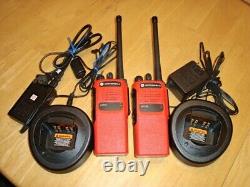 MOTOROLA HT750 VHF 136-174 MHz 4CH 5W Conventional Two-Way Radios AAH25KDC9AA2AN