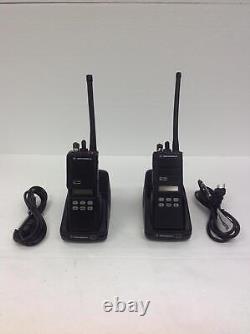 MOTOROLA MTS2000 Flashport Two Way Radio H01ucf6pw1bn, Charger, Antenna, WORKS, QTY