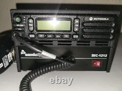 MOTOROLA PMLN6441A XPR2500 TWO WAY MOBILE RADIO With SAMLEX SEC-1212 POWER SUPPLY