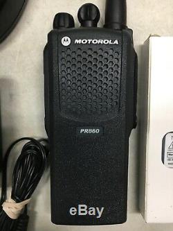 MOTOROLA PR860 LOW BAND 29-42MHz 16 CHANNEL TWO WAY RADIO AAH45BEC9AA3AN MT HT