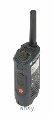 MOTOROLA SOLUTIONS Talkabout T460 Rechargeable Two-Way Radio Pair Dark Blue