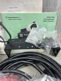 MOTOROLA SPECTRA Two Way RADIO A-5 Mic Speaker Antenna Cables Model D37KMA7JA5DK